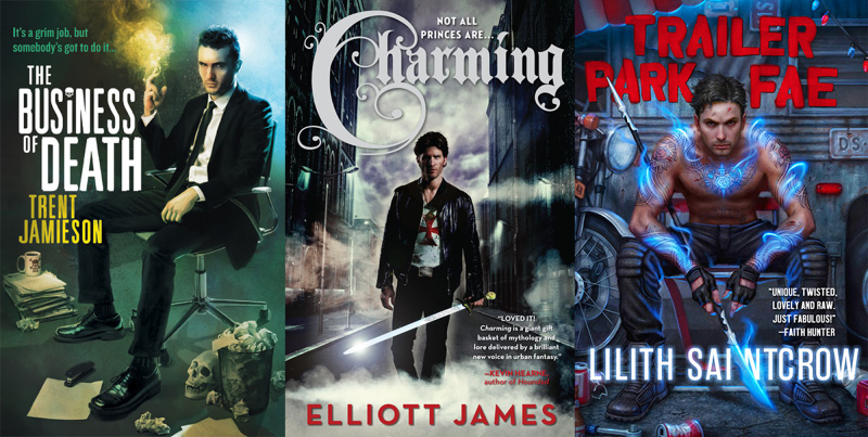 Orbit Urban Fantasy covers with male leads